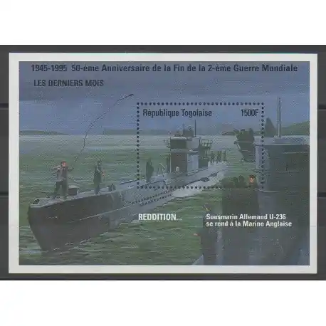 Togo - 1995 - No BF291 - Seconde Guerre Mondiale Commande En Gros