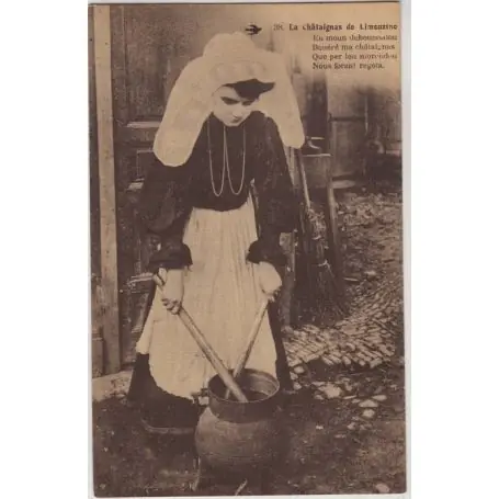 Carte postale 87 - La Chataignas de Limouzino Paiement Sécurisé