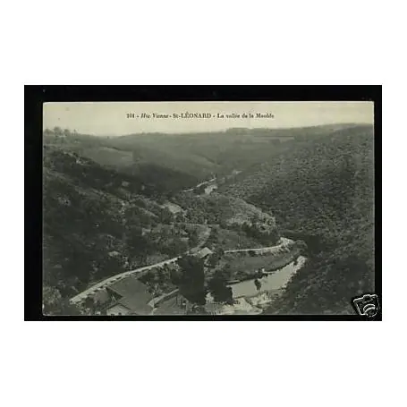 Carte postale 87 - Saint-Leonard - La vallee de la Maulde Retour Gratuit