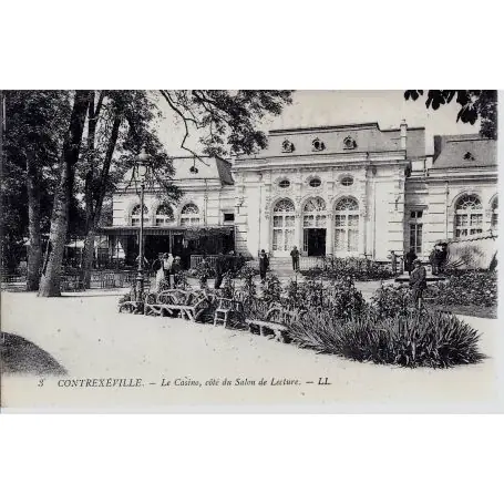 Carte postale 88 - Contrexeville cote du salon de lecture En Vogue