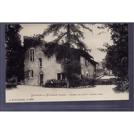 Carte postale 88 - Domremy-la-Pucelle - Maison ou Naquit Jeanne d' Arc - Non voyage - Dos Top Vente