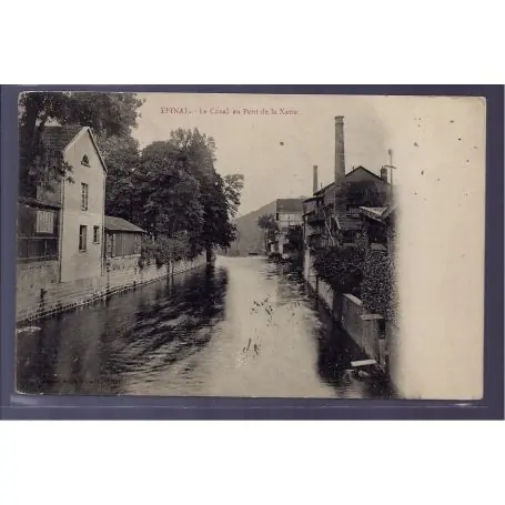 Commande En Gros Carte postale 88 - Epinal - le Canal au Pont de la Xatte - Voyage - Dos non divise
