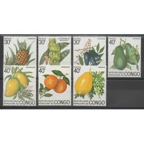 Meilleur Prix Congo (République du) - 1975 - No 359/365 - Fruits