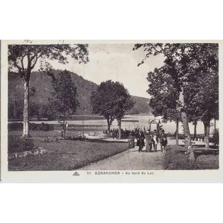 Carte postale 88 - Gerardmer - Au bord du lac Haute Qualité