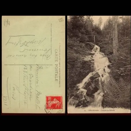 Carte postale 88 - Gerardmer - Cascade de Merelle Certifié