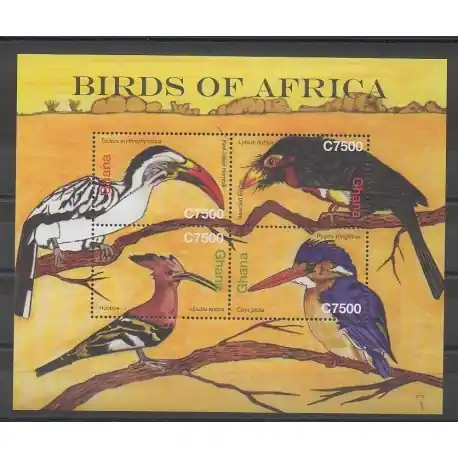 Ghana - 2007 - No 3253/3256 - Oiseaux Meilleur Prix