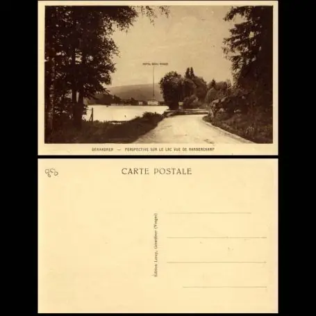 Carte postale 88 - Gerardmer - Perspective sur le lac vue de Ramberchamp Produit De Marque