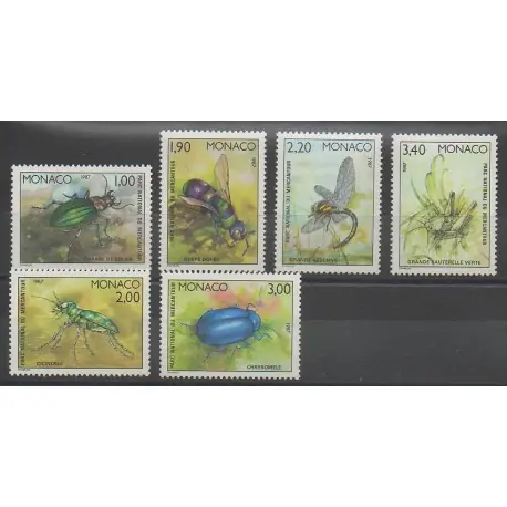 Monaco - 1987 - No 1567/1572 - Insectes Acheter En Ligne