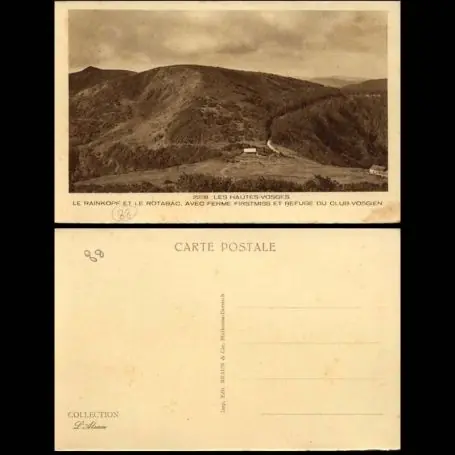 Carte postale 88 - Le Rainkopf et le rotabac avec ferme Firstmiss Livraison Gratuite