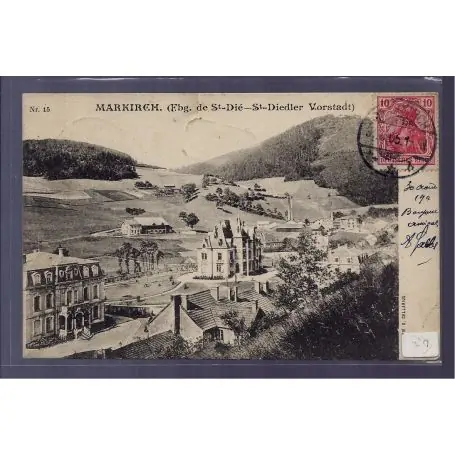 Carte postale 88 - Markirch - Faubourg de St-Die - Voyage - Dos non divise Prix Promo