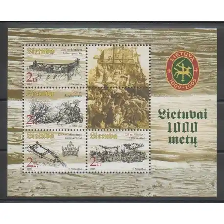 Lituanie - 2003 - No BF28 - Histoire Achat Immédiat