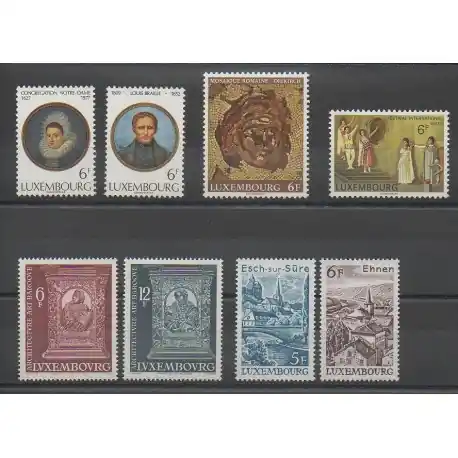 Luxembourg - 1977 - No 897/904 Commander Vite