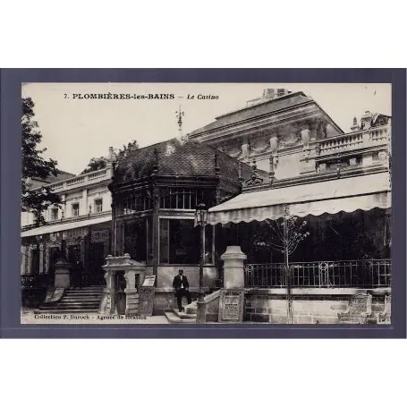 Nouvelle Collection Carte postale 88 - Plombieres-les-Bains - le casino - Non voyage - Dos divise