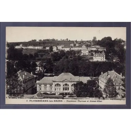 Livraison Express Carte postale 88 - Plombieres-les-Bains - Nouveaux Thermes et Grand Hotel - Non voyage -