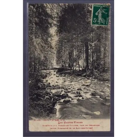 Usine Directe Carte postale 88 - Pres de Gerardmer - Sous-bois aux Perles-de-Vologne - Voyage - Dos div