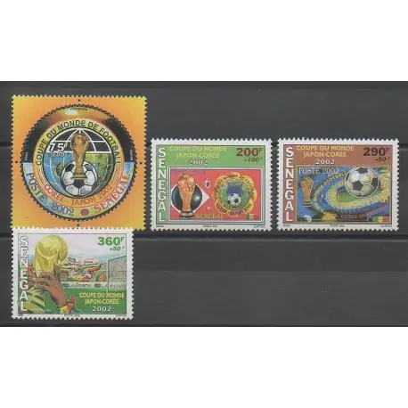 Bon Plan Sénégal - 2002 - No 1661/1664 - Coupe du monde de football