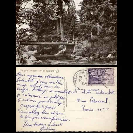 Acheter En Ligne Carte postale 88 - Un pont rustique sur la Vologne - CPSM