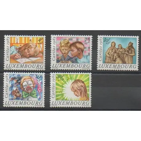 Luxembourg - 1985 - No 1088/1092 - Enfance Expédié Aujourd’hui