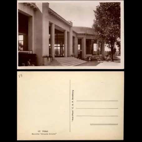 Retour Gratuit Carte postale 88 - Vittel - Buvette Grande Source