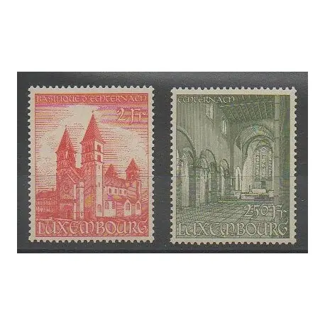 Luxembourg - 1953 - No 473/474 - Églises Garantie Incluse