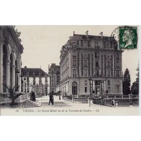 Meilleur Prix Carte postale 88 - Vittel - Grand Hotel de la terrasse du casino