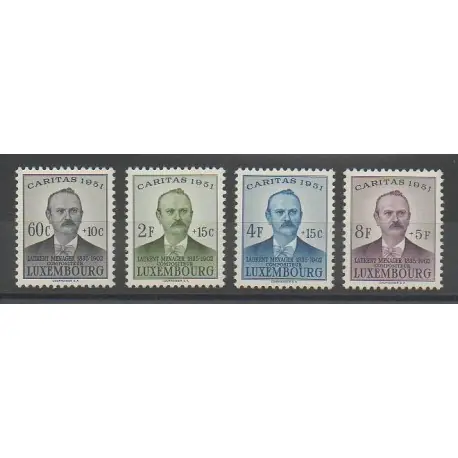 Premium Luxembourg - 1951 - No 449/452 - Musique