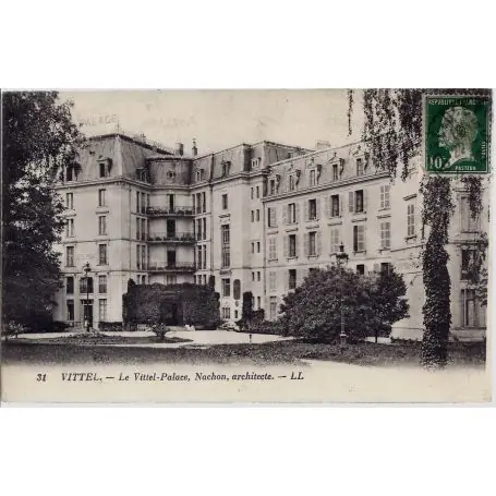 Remise Carte postale 88 - Vittel - Le Vittel-Palace - Nachon architecte