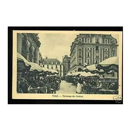 Carte postale 88 - Vittel - Terrasse du Casino Premium