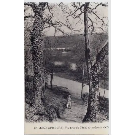 Livraison Express Carte postale 89 - Arcy/Cure - Vue prise du Chalet de la Grotte