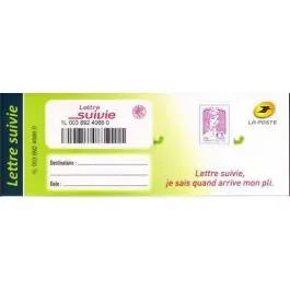 Timbre de collection France - Autoadhsif LS2 Lettre Suivie 20g Livraison Express