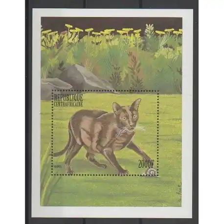 Centrafricaine (République) - 1999 - No BF169 - Chats Remise