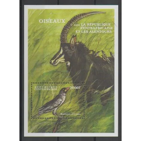 Centrafricaine (République) - 2000 - No BF179 - Oiseaux Satisfait Ou Remboursé