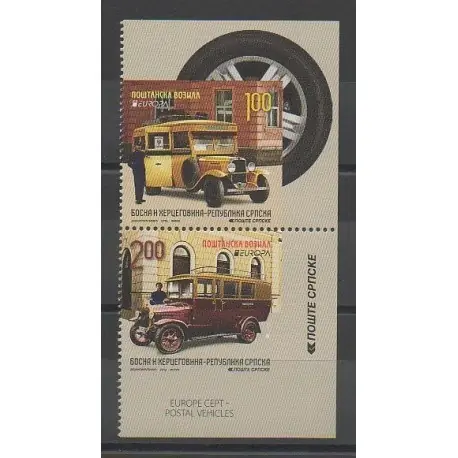 Bosnie-Herzégovine République Serbe - 2013 - No 550a/551a - Voitures Meilleur Choix