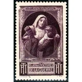 Nouvelle Collection Timbre de collection France - Bienfaisance 24