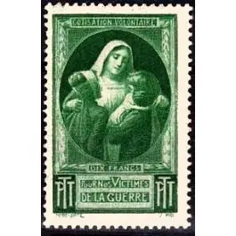 Nouvelle Collection Timbre de collection France - Bienfaisance 25