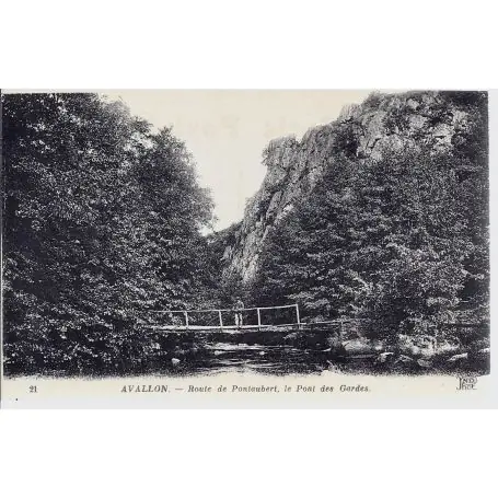 Prix Bas Carte postale 89 - Avallon - Le Pont des Gardes