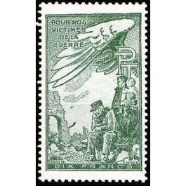 Timbre de collection France - Bienfaisance 40 Édition Limitée