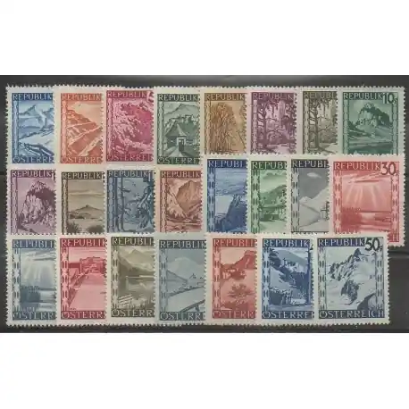 Offre Limitée Autriche - 1945 - No 600/622 - Sites