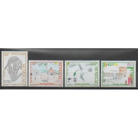 Must-Have Sénégal - 2005 - No 1727/1730 - Dessins d'enfants