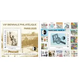 Certifié Timbre de collection France - Bloc CNEP 099 et 100