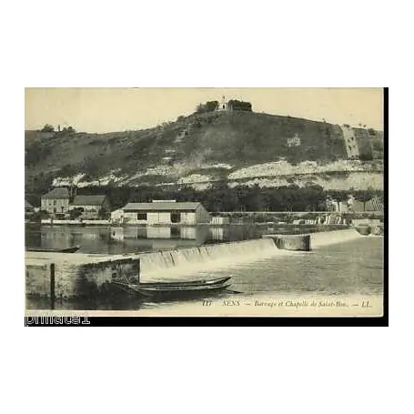 Nouvelle Collection Carte postale 89 - Sens - Barrage et chapelle de Saint-Bon