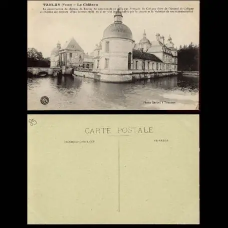 Édition Limitée Carte postale 89 - Tanlay - Le chateau