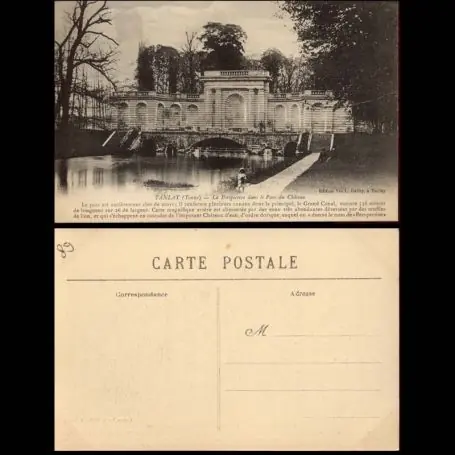 Carte postale 89 - Tanlay - Perspective dans le parc du chateau Paiement Sécurisé