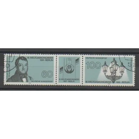 Quantité Limitée Allemagne occidentale (RFA) - 1991 - No 1366A - Sciences et Techniques - Oblitéré