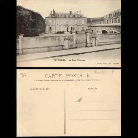 Nouveauté Carte postale 89 - Tonnerre - La sous-prefecture