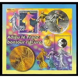 Timbre de collection France - Bloc CNEP 035 Marque