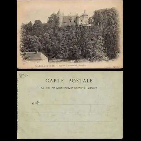 Expédié Aujourd’hui Carte postale 89 - Vallee de la Cure - Vue sur le chateau de Chastellux