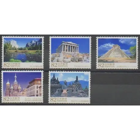 Promotion Japon - 2015 - No 7069/7073 - Monuments