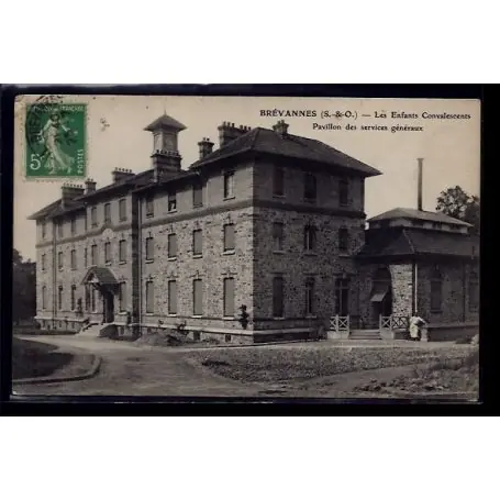 Solde Carte postale 91 - Brevannes - les enfants convalescents - pavillon des services generaux