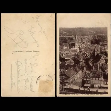 Dernier Modèle Carte postale 91 - Etampes - Vue generale Quartier St Pierre